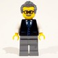 Launch Director - Black Torso, Dark Bluish Grey Legs, Dark Bluish Grey Hair