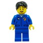 Astronaut - Blue Torso and Legs, Black Hair