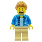Dark Azure Torso, Tan Legs, Medium Nougat Hair