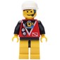Marine Explorer, Red Shirt with Divers Logo, White Cap, Headset