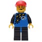 Marine Explorer, Blue Wetsuit, Red Cap, Headset