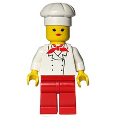 Chef, Woman, Red Neckerchief, Red Legs (fig-008569)