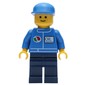 Mechanic, Blue Jacket with Octan Logo, Dark Blue Legs, Blue Cap