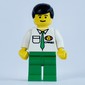 Cargo Worker, White Shirt with Tie, Black Hair