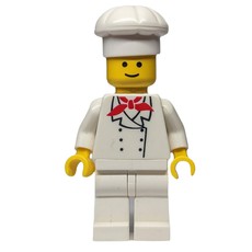 Chef, Red Neckerchief, White Legs (3626a Head) (fig-008855)