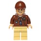 Park Worker, Reddish Brown Jacket, Tan Legs, Cap