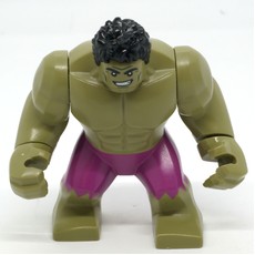 Hulk (Big Fig), Black Hair, Magenta Pants (fig-008919)