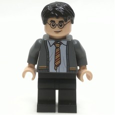 Harry Potter, Open Gryffindor Sweater with Tie (fig-008931)