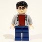 Harry Potter, Open Light Bluish Gray Jacket over Dark Red Shirt, Dark Blue Legs