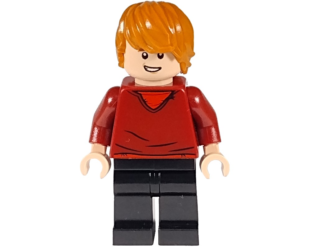 LEGO Set fig-008937 Ron Weasley, Dark Red Sweater over Red Shirt, Black ...