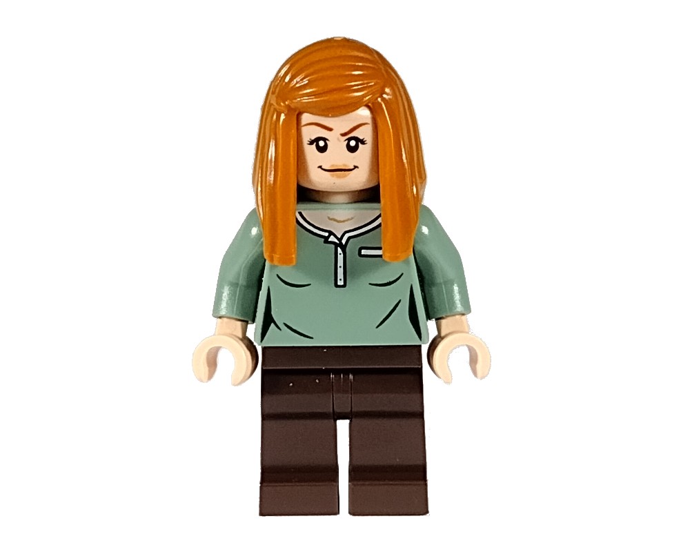 LEGO Set fig-008940 Ginny Weasley, Sand Green Top | Rebrickable - Build ...