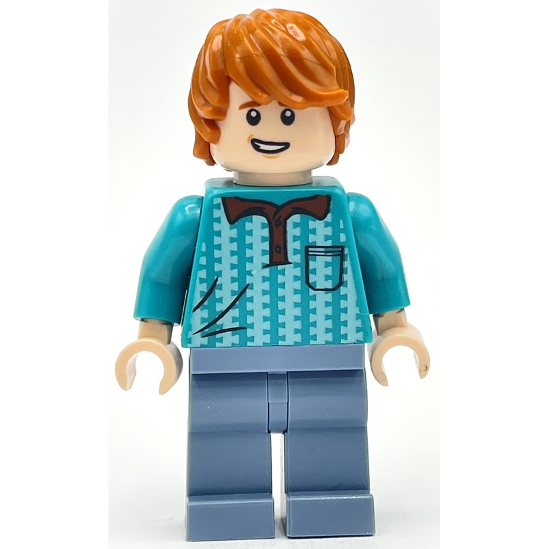 LEGO Set fig-008954 Ron Weasley, Dark Turquoise Shirt | Rebrickable ...