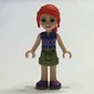Mia - Dark Purple Top, Olive Green Skirt
