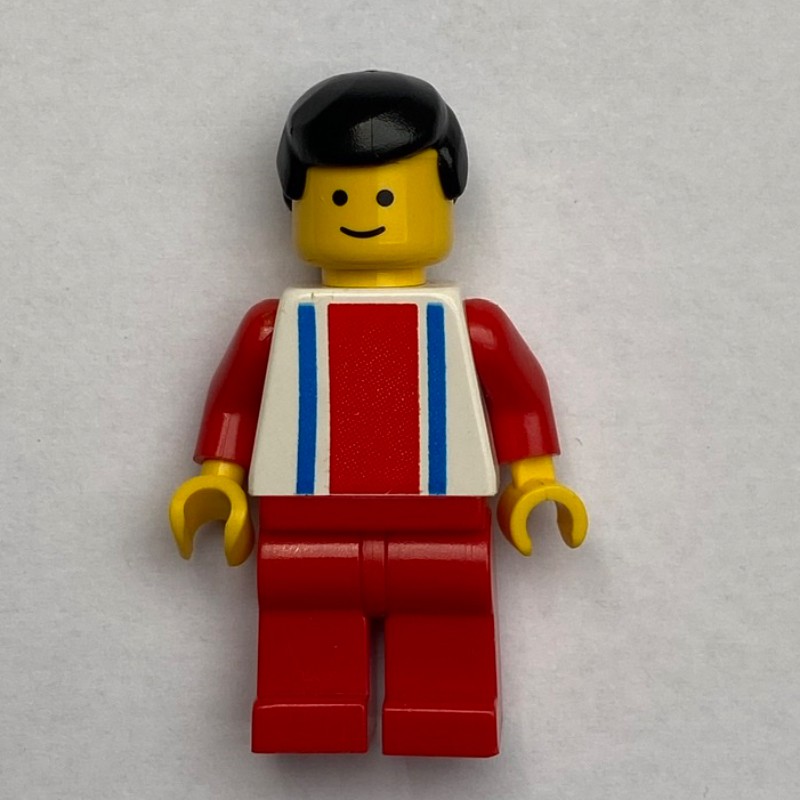 LEGO Man with Vertical Striped Top Minifigure