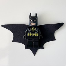 Batman, Black Suit, Black Cape and Cowl, Wide Cape (fig-009094)