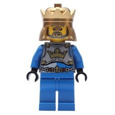 King - Blue Torso, Blue Legs, Gold Crown (fig-009151)