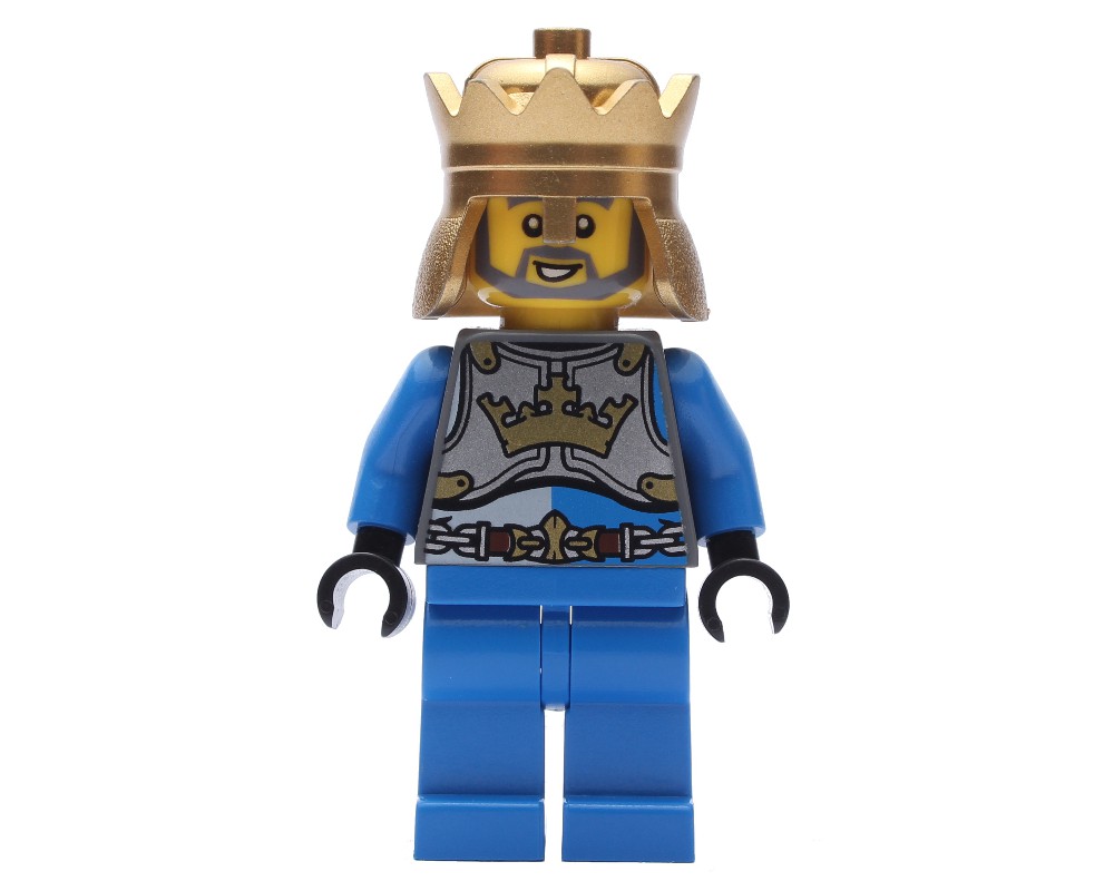 LEGO Set fig-009151 King - Blue Torso, Blue Legs, Gold Crown ...