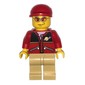 Red Torso, Tan Legs, Red Cap