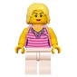 Bright Pink Torso, White Legs, Bright Light Yellow Hair