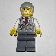 Light Bluish Grey Torso, Dark Bluish Grey Legs, Light Bluish Grey Hair (fig-009210)