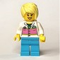 White Torso, Medium Azure Legs, Tan Hair