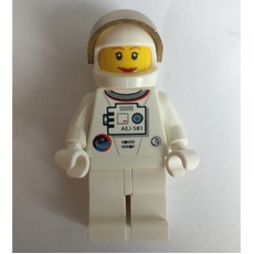 Astronaut - White Torso and Legs, Gold Visor, Female (fig-009225)