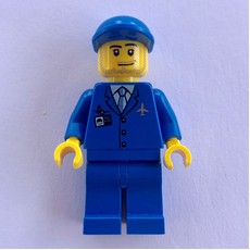 Crew Member - Blue Torso, Blue Legs, Blue Cap (fig-009227)