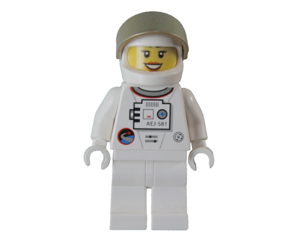 LEGO Set fig-009228 Astronaut - White Torso and Legs, Gold Visor