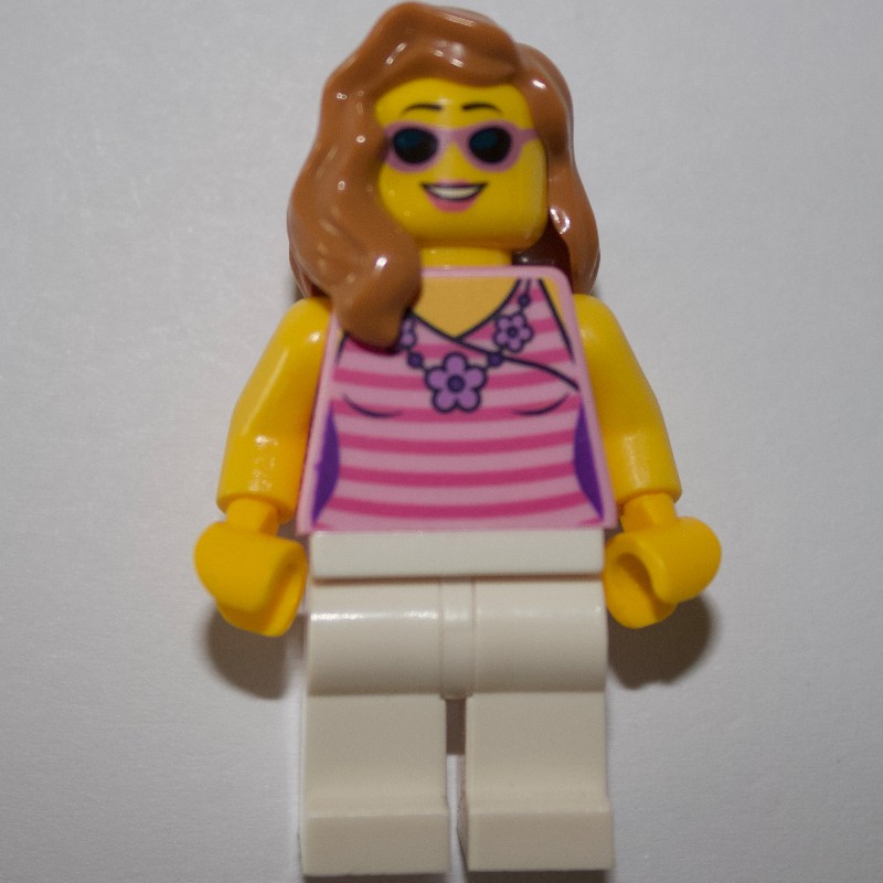 Pink LEGO Monochrome Full Fig