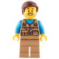 Dark Tan Torso, Dark Tan Legs, Dark Brown Hair