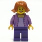 Medium Lavender, Dark Purple, Dark Orange Hair