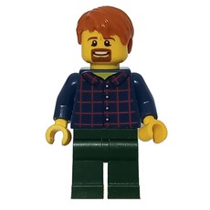 Dark Blue Torso, Dark Green Legs, Dark Orange Hair (fig-009335)