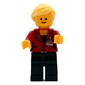 Red Torso, Black Legs, Bright Light Yellow Hair