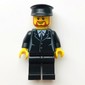 Man, Black Suit and Tie, Black Hat, Beard