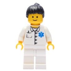 Doctor - White Legs, Black Hair (fig-009458)