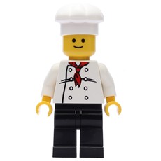 Chef - White Torso, Black Legs (fig-009460)
