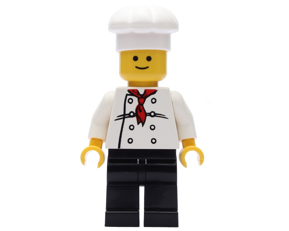 LEGO Set fig-009460 Chef - White Torso, Black Legs | Rebrickable ...