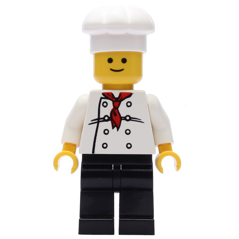 LEGO Set fig-009460 Chef - White Torso, Black Legs | Rebrickable ...