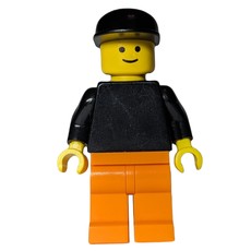 Black Torso, Orange Legs, Black Cap (fig-009462)