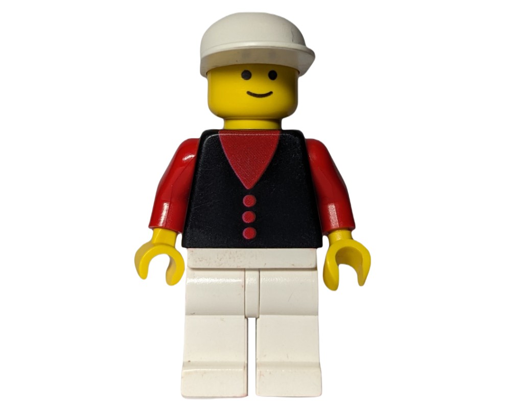 LEGO Set fig-009474 Black Torso, White Legs, White Cap | Rebrickable ...