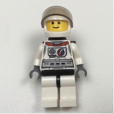 Astronaut - White Torso and Legs, Black Backpack (fig-009519)