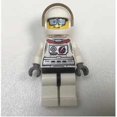 Astronaut - White Torso and Legs, Neck Bracket, Glasses (fig-009520)