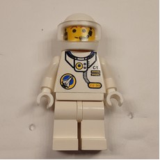 Astronaut - White Torso and Legs, Tans-Black Visor, Male (fig-009522)