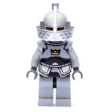 Knight - Light Bluish Grey Armour with Crown (fig-009527)