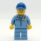 Ground Crew, Medium Blue Shirt with Octan Logo, Medium Blue Legs, Blue Cap