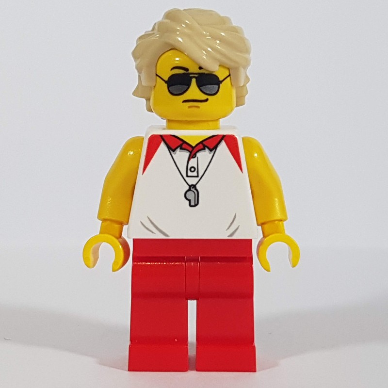 Lego discount lifeguard minifigure