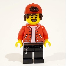 Jack Davids, Red Jacket with Backwards Red Cap (fig-009871)