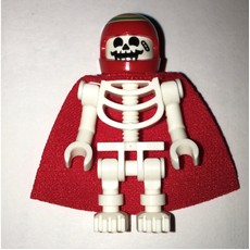 Douglas Elton / El Fuego, Skeleton with Red Helmet and Cape (fig-009879)