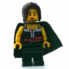 Chess Queen, Dark Green (fig-009885)