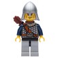 Knight, Archer with Metallic Silver Helmet, and Quiver, Cheek Lines